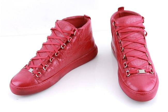 red balenciaga shoes